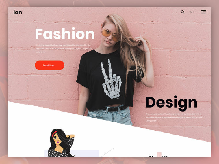 Ian – Fashion Design PSD Template