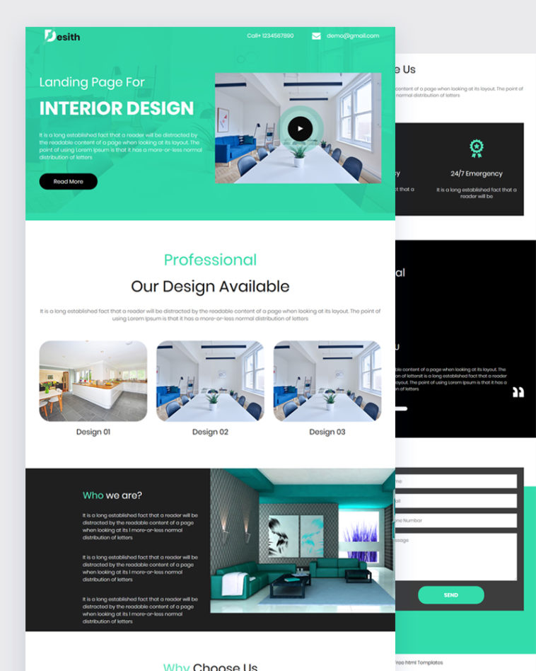 Desith – Interior PSD Template