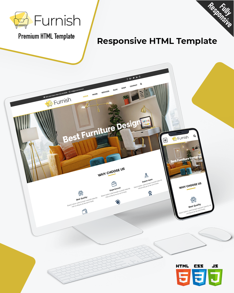 Furnish – E-Commerce HTML Template