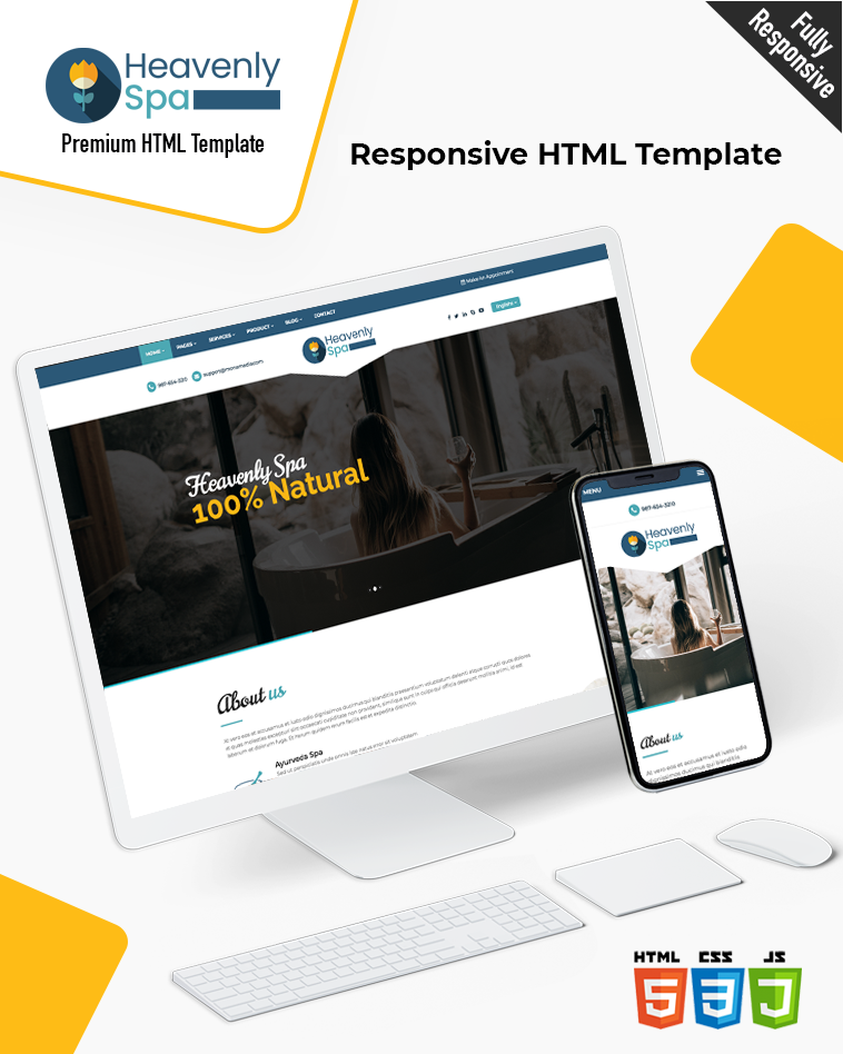 Heavenly – Spa HTML Template