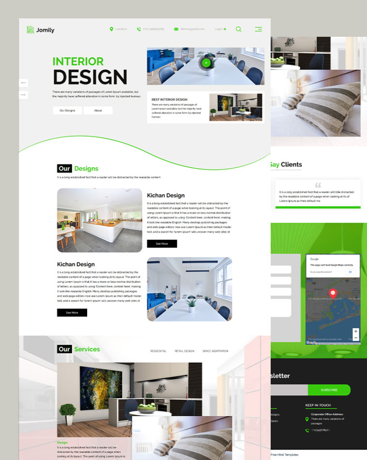 Jomily – Free Interior Design PSD