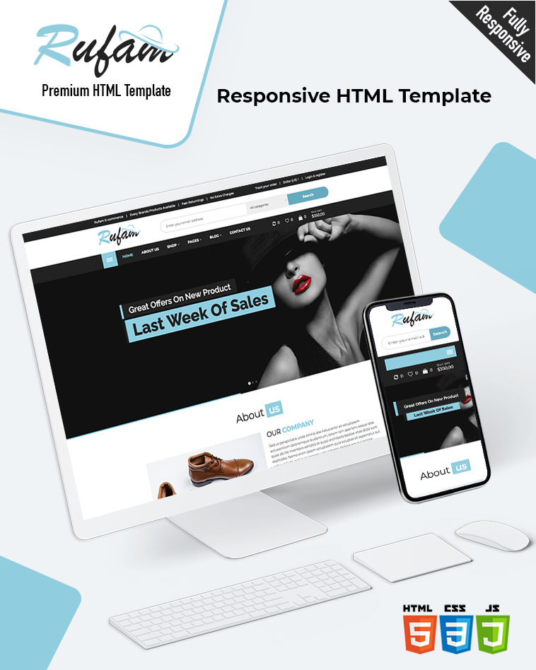 Rufam – Ecommerce HTML Template